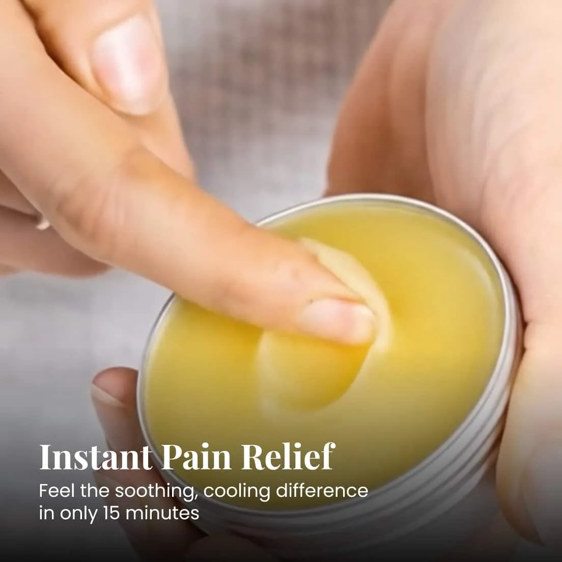 TheraWolf topical balm application